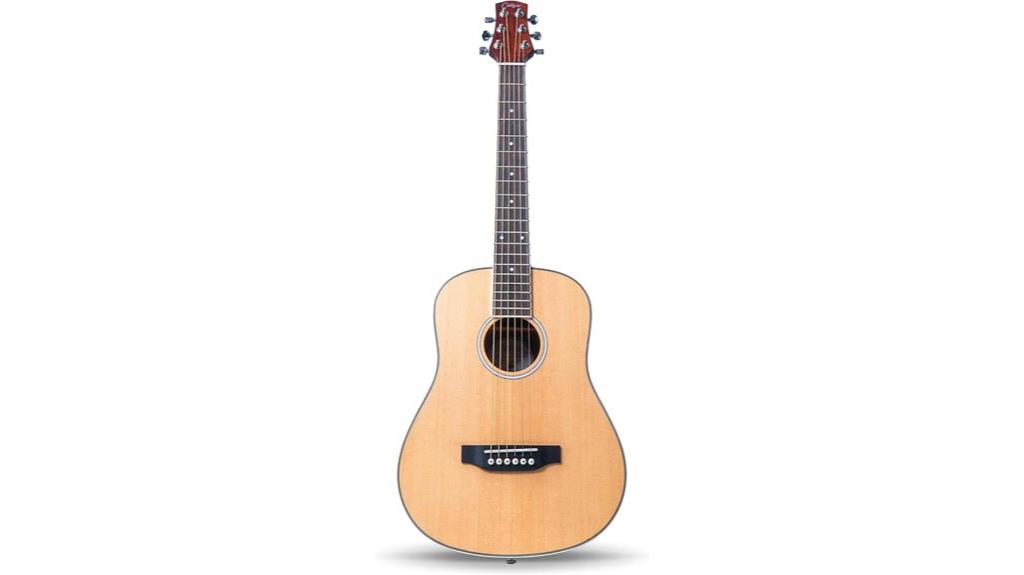 compact steel string guitar